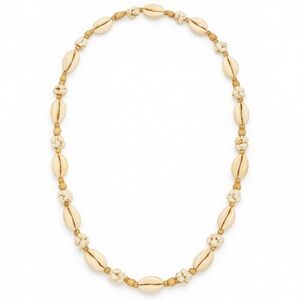Natural Cowrie Shell Long Necklace